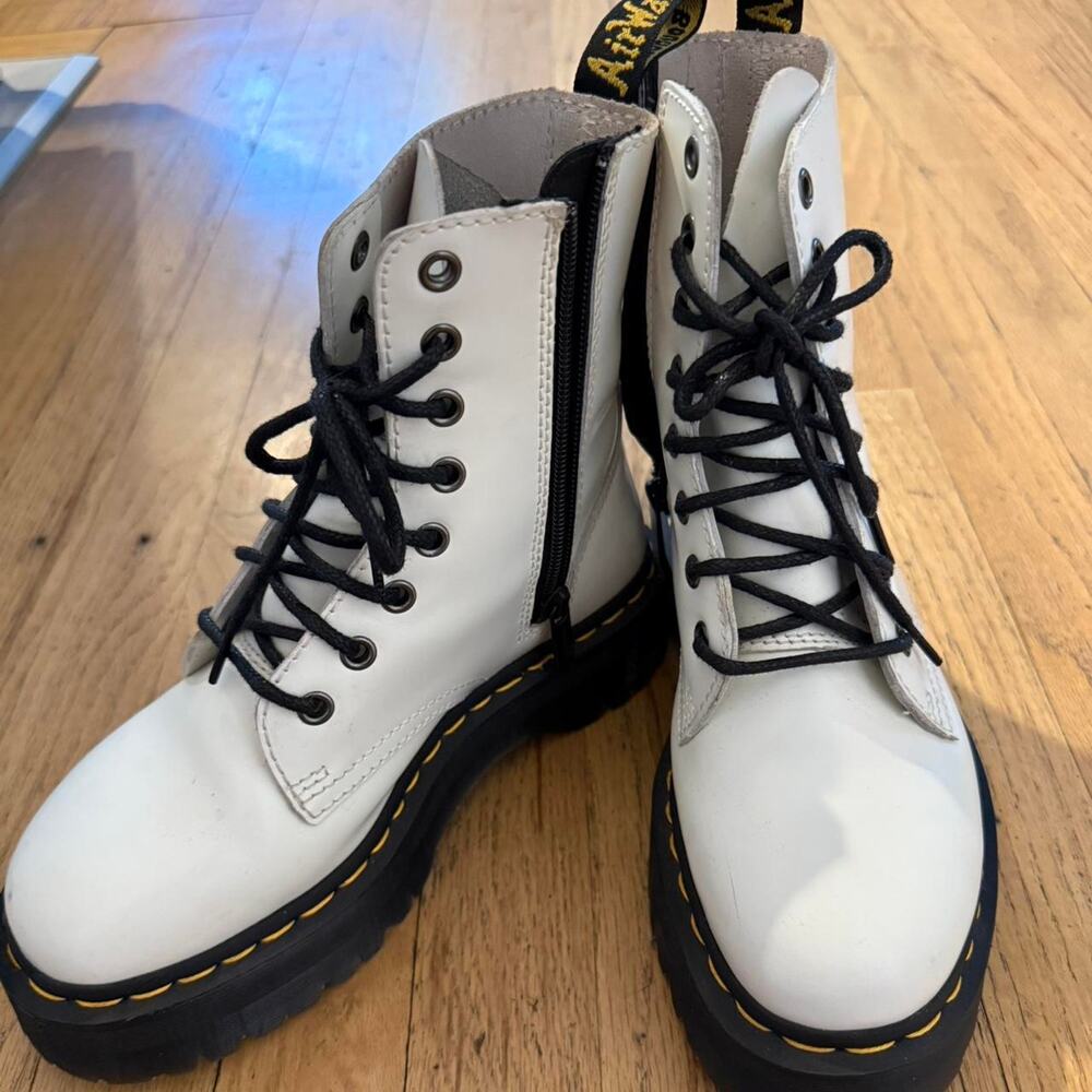 White jadon doc martens these